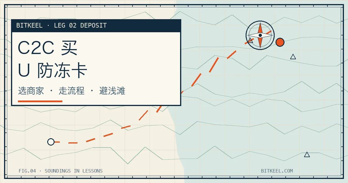C2C 买 USDT 防冻卡示意:商家筛选、转账纪律、账户隔离三层防线